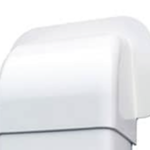 ASHP Ivory Ducting Wall Cover - 140mm (TR-WC-140)